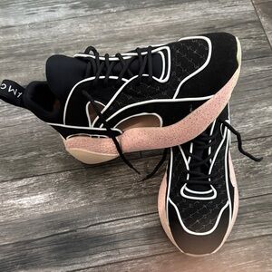 Stella McCartney Black and Pink Sneakers